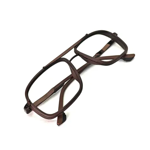 Coffee Brown Bold Eyeglasses at chashmah