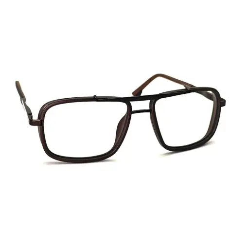 Coffee Brown Bold Eyeglasses at chashmah