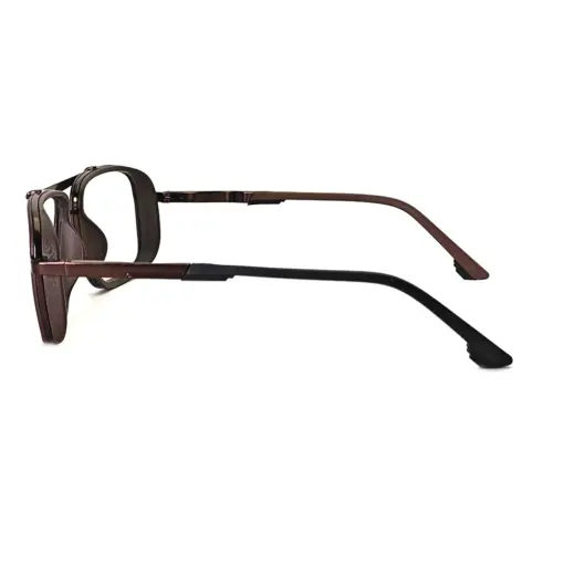 Coffee Brown Bold Eyeglasses at chashmah