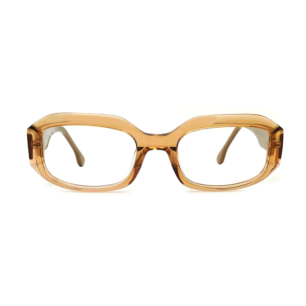 Cream Bold Celebrity Eyeglasses - 6015