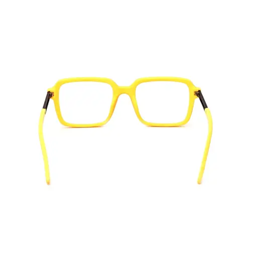 Electric Yellow Square Eyeglasses at chashmah