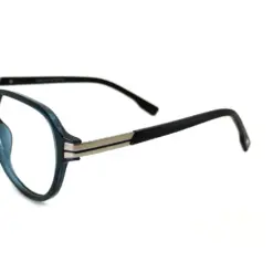 Green Retro Aviator Eyeglasses at chashmah
