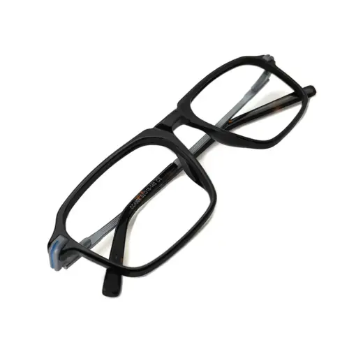 Premium Black Fashion Eyeglasses at chashmah