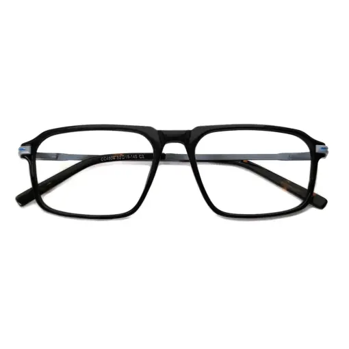 Premium Black Fashion Eyeglasses at chashmah