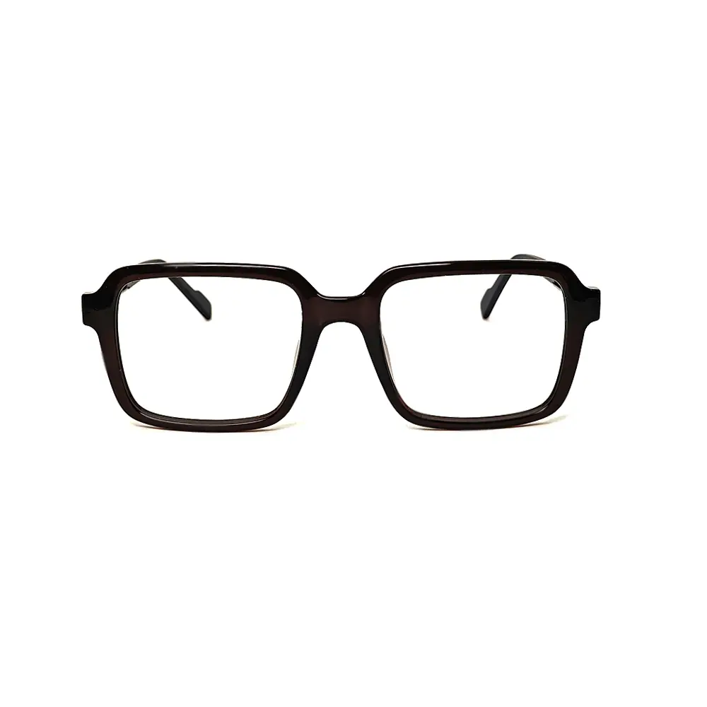 Premium Black Square Eyeglasses at chashmah