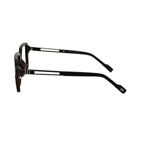 Premium Black Square Eyeglasses at chashmah