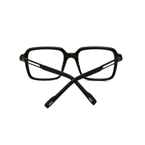 Premium Black Square Eyeglasses at chashmah