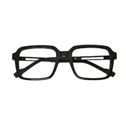Premium Black Square Eyeglasses at chashmah