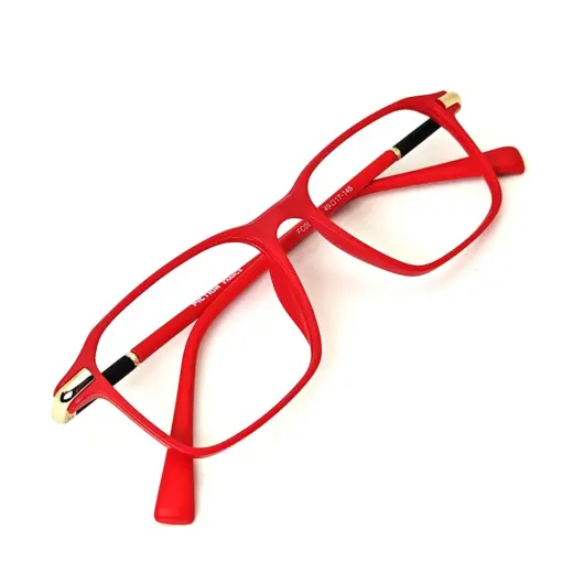 Red Fashion Eyeglasses at chashma