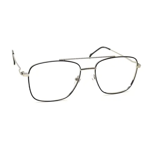 Silver Black Turban Aviator at chashma