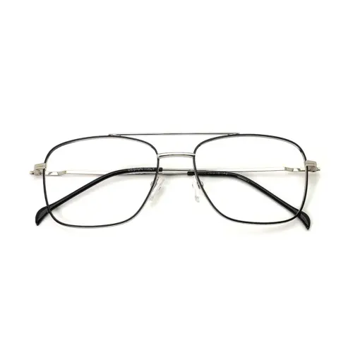 Silver Black Turban Aviator at chashma