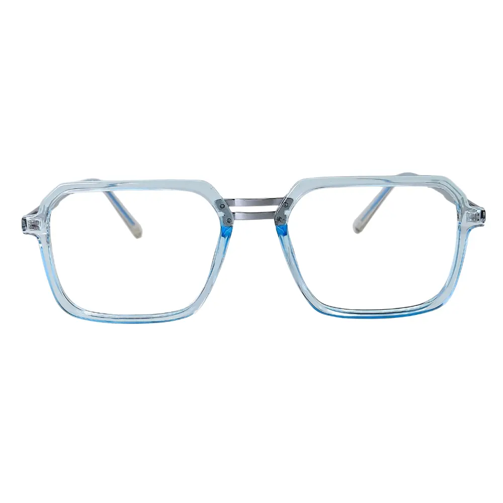 Sky Blue Modern Eyeglasses at chashmah