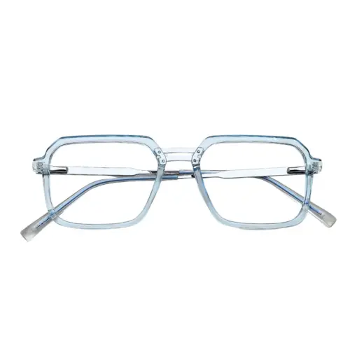 Sky Blue Modern Eyeglasses at chashmah