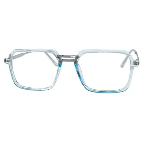 Sky Blue Modern Eyeglasses at chashmah