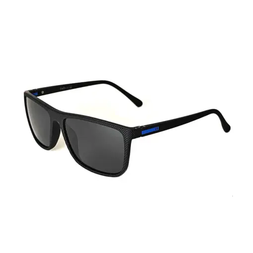 Black Blue Polarized Wayfarer Sunglasses at chashma