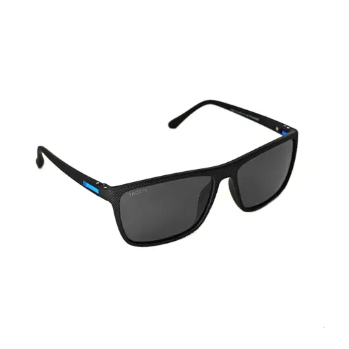 Black Blue Polarized Wayfarer Sunglasses at chashma