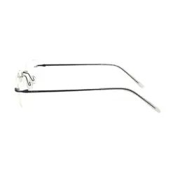 Blue Thin Rimless Eyeglasses at chashma