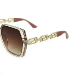 Brown Golden Women Sunglasses at chashma