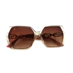Brown Golden Women Sunglasses at chashma