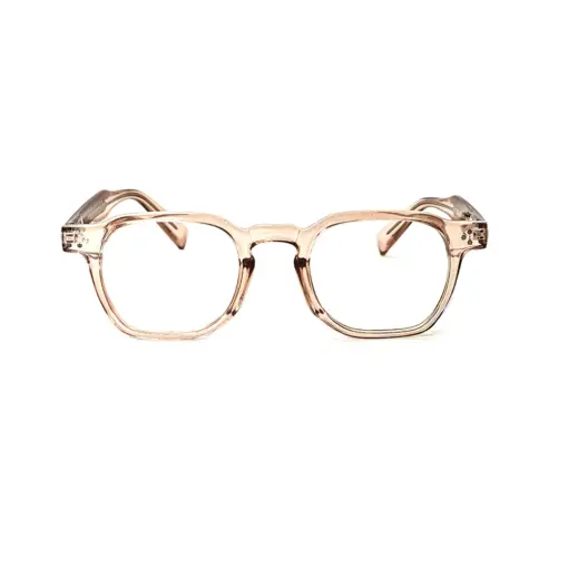 Cream Bold Fashion Eyeglasses at chashma