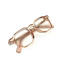 Cream Bold Fashion Eyeglasses at chashma