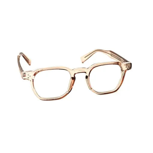 Cream Bold Fashion Eyeglasses at chashma
