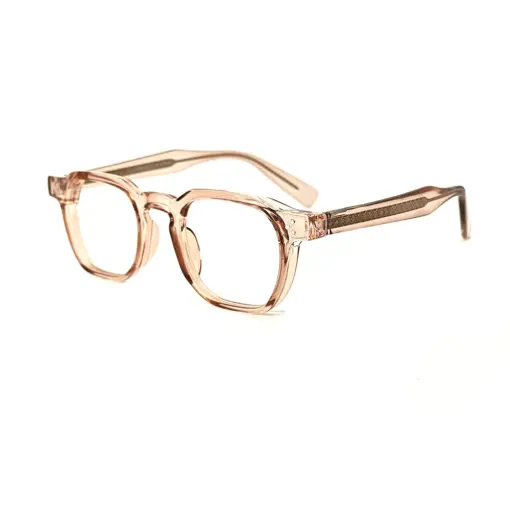 Cream Bold Fashion Eyeglasses at chashma