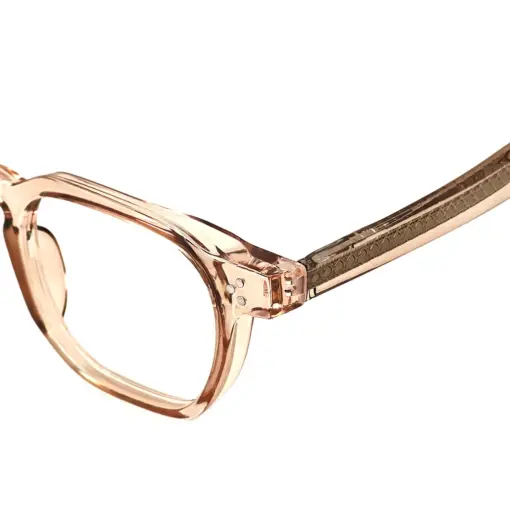 Cream Bold Fashion Eyeglasses at chashma