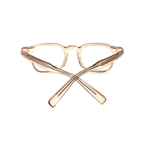 Cream Bold Fashion Eyeglasses at chashma