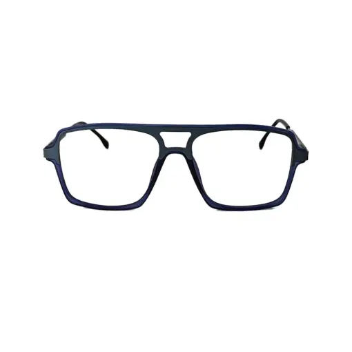 Dark Blue Modern Eyeglasses at chashma