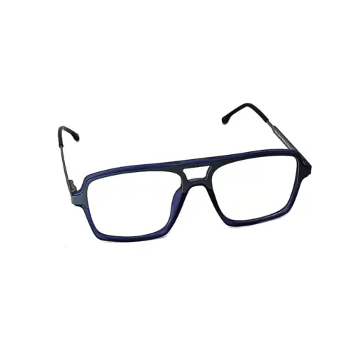 Dark Blue Modern Eyeglasses at chashma