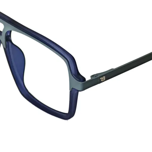 Dark Blue Modern Eyeglasses at chashma