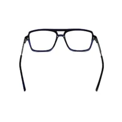 Dark Blue Modern Eyeglasses at chashma
