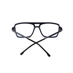 Dark Blue Modern Eyeglasses at chashma