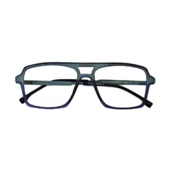 Dark Blue Modern Eyeglasses at chashma