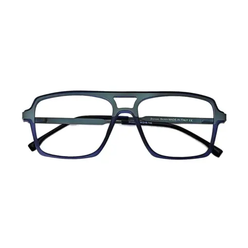 Dark Blue Modern Eyeglasses at chashma