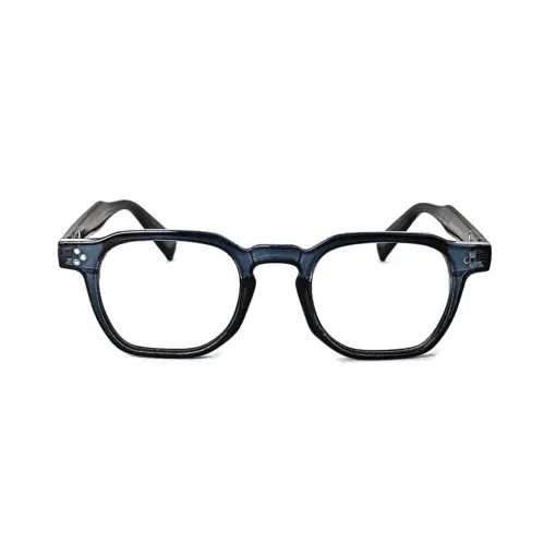 Dark Blue Stylish Eyeglasses AT chashma