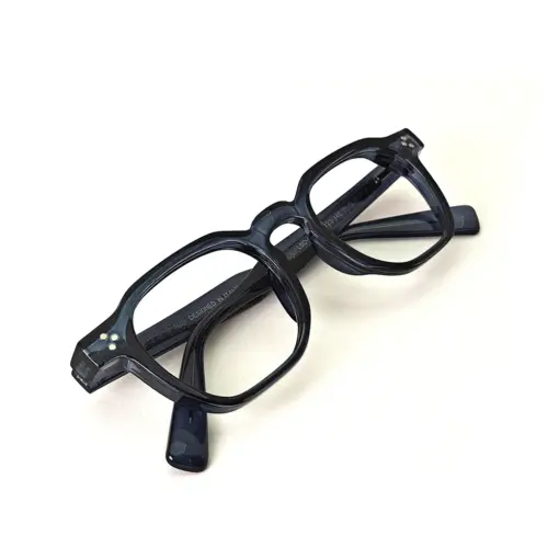 Dark Blue Stylish Eyeglasses AT chashma