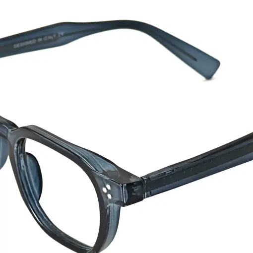 Dark Blue Stylish Eyeglasses AT chashma