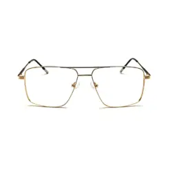 Golden Premium Metal Eyeglasses at chashma