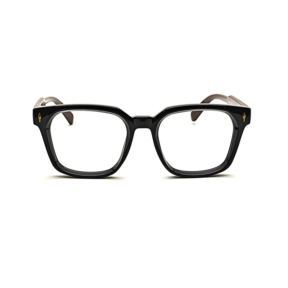 Buy Street Style Eyeglasses and Gen-Z Eyeglasses 3 Ocelot Black Bold Eyeglasses 62006 1 1
