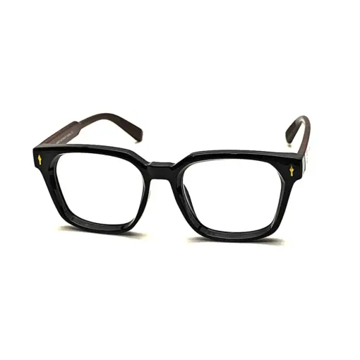 Ocelot Black Bold Eyeglasses at chashma