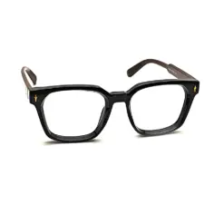 Ocelot Black Bold Eyeglasses at chashma