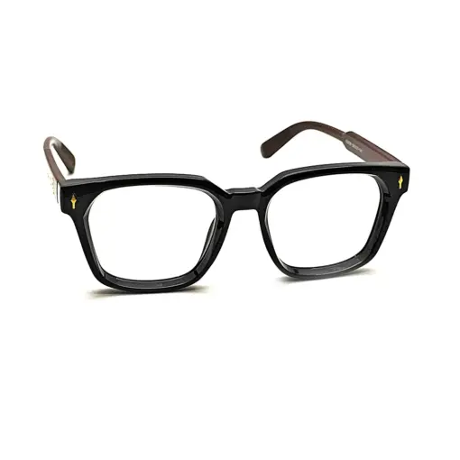 Ocelot Black Bold Eyeglasses at chashma