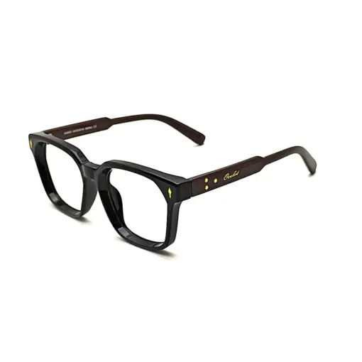 Ocelot Black Bold Eyeglasses at chashma