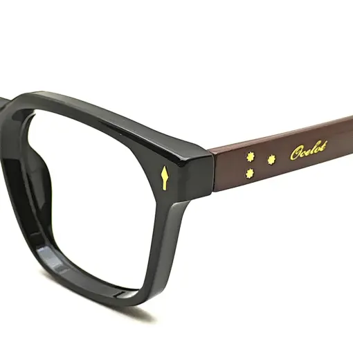 Ocelot Black Bold Eyeglasses at chashma