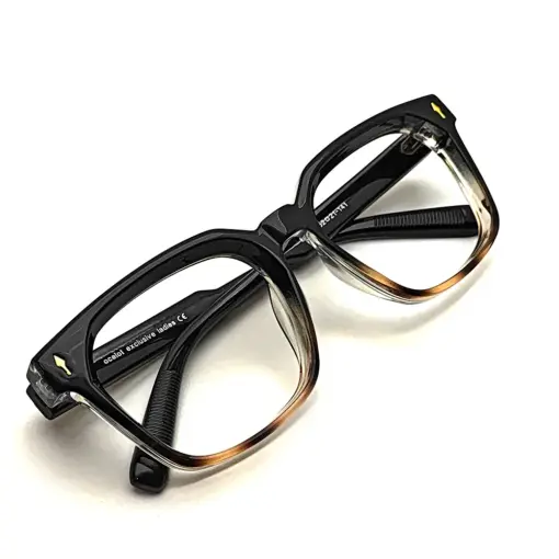 Ocelot Black Leopard Eyeglasses at chashma