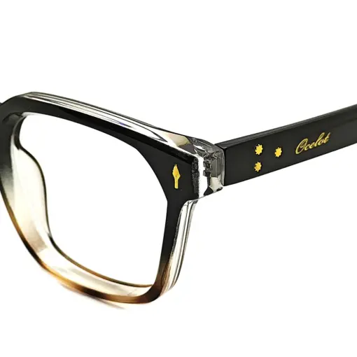 Ocelot Black Leopard Eyeglasses at chashma