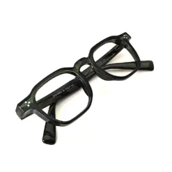 Olive Green Stylish Eyeglasses at chashma