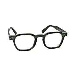Olive Green Stylish Eyeglasses at chashma